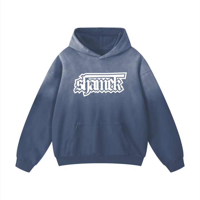 Heavyweight Pure Cotton Handcrafted Monkey Wash Drop Shoulder Oversized Hoodie