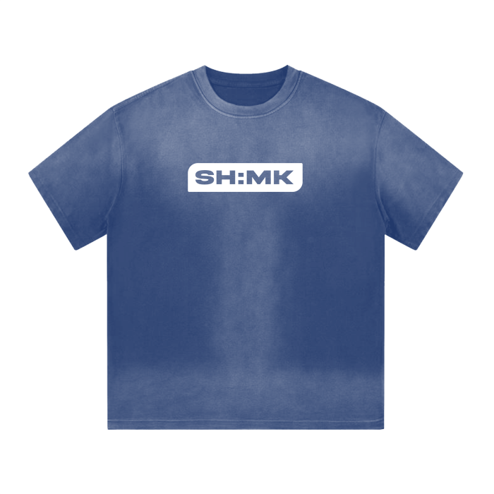 “I” Shaped Monkey Washed Drop Shoulder T-Shirt - 300 GSM