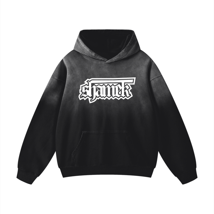 Heavyweight Pure Cotton Handcrafted Monkey Wash Drop Shoulder Oversized Hoodie